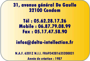 Pour contacter Delta Intellection