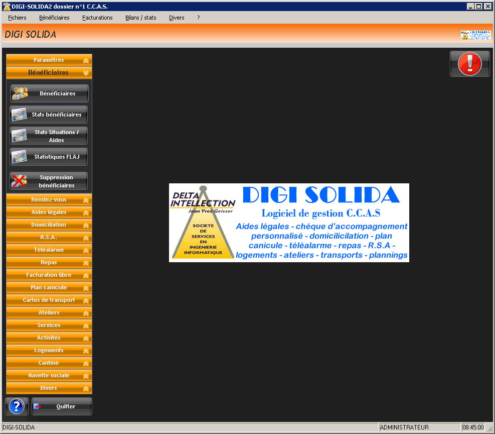 Logiciel pour CCAS CIAS AIDE SOCIALE